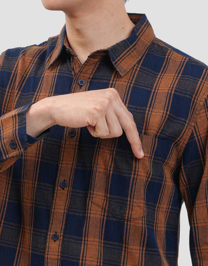 Gab's Flanel Plaid Kemeja Pria