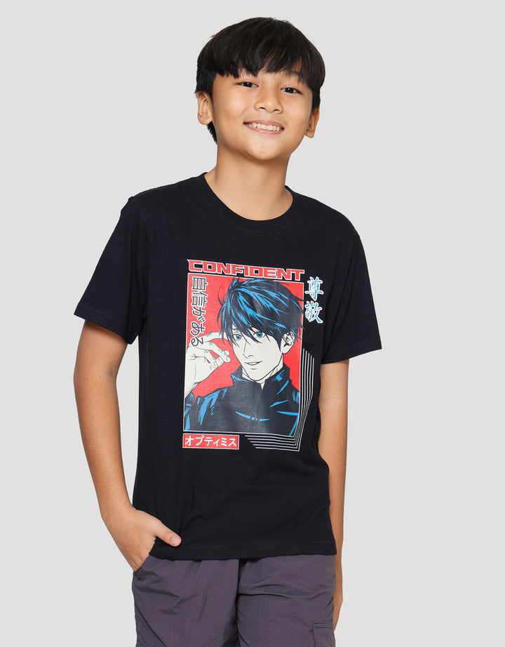 Nevada Print Anime Print Comic Kaos Anak Laki-Laki