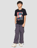 Nevada Print Anime Print Comic Kaos Anak Laki-Laki