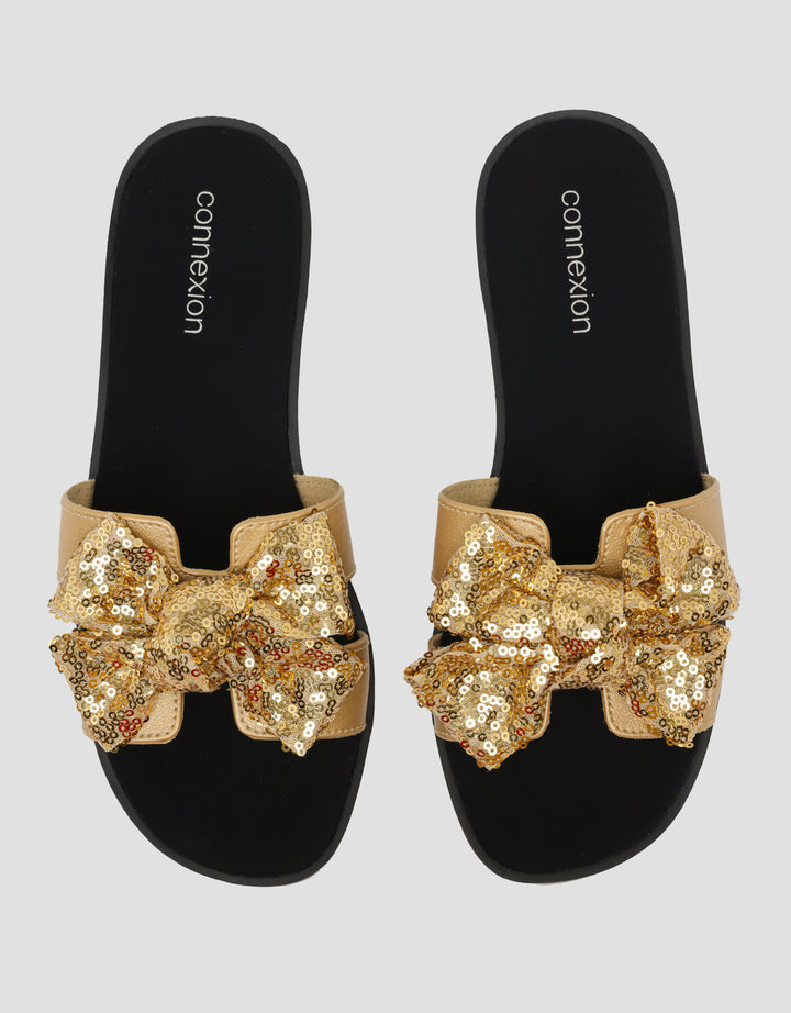 Connexion Shimmer Sandal Slipper Wanita