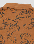 Pipiniko Car Print Set Pakaian Anak Laki-laki