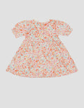 Little M Floral Print Dada Midi Dress Baby Girl