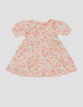 Little M Floral Print Dada Midi Dress Bayi Perempuan
