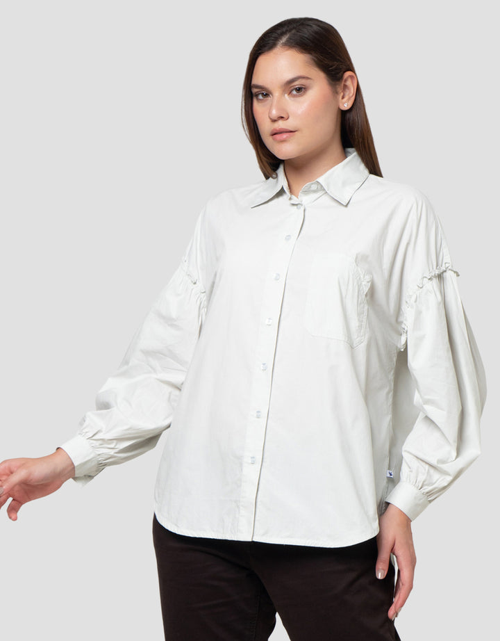 Cardinal Girl Comfort Kemeja Lengan Panjang Wanita