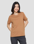 Connexion Enzim Tangan Roll Up Kaos Lengan Pendek Wanita