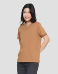 Connexion Enzim Tangan Roll Up Kaos Lengan Pendek Wanita