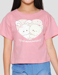 Little M Best Friend Forever Girls Short Sleeve T-Shirt