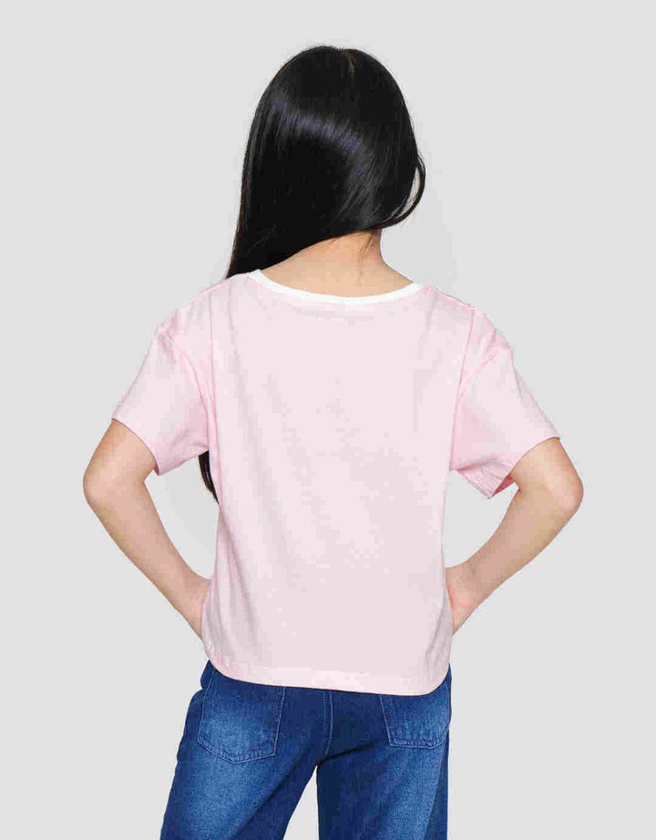 Little M Bunny Coquette Kaos Anak Perempuan