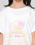 Little M Bear Love Girls T-shirt