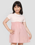Little M Woven Dress Lengan Pendek Anak Perempuan