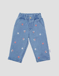 Pipiniko Girls' Denim Pants