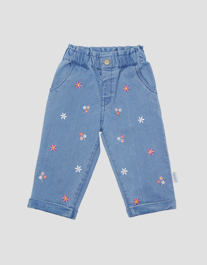Pipiniko Girls' Denim Pants
