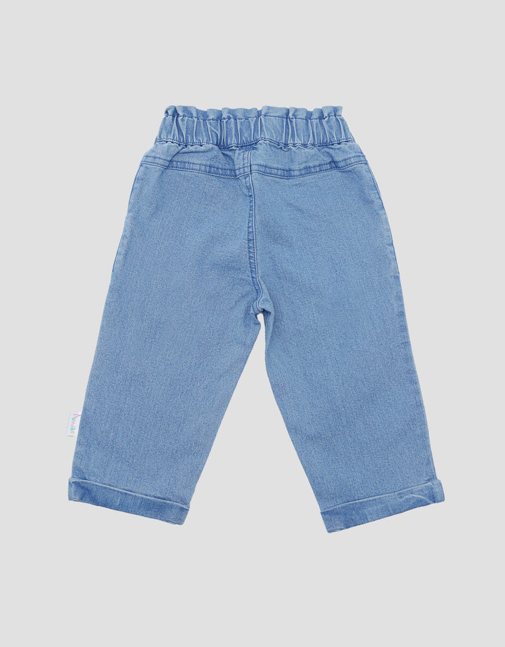 Pipiniko Girls' Denim Pants