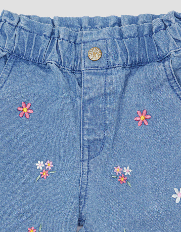 Pipiniko Girls' Denim Pants