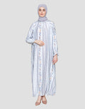 Annisa Halter Neck Printed Maxi Dress Wanita