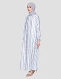 Annisa Halter Neck Printed Maxi Dress Wanita