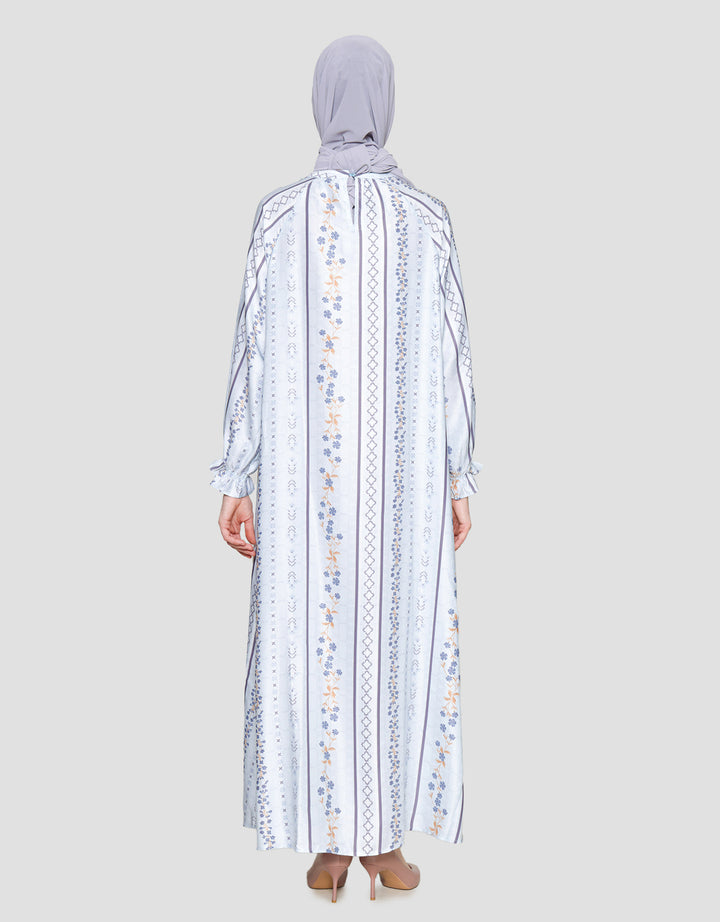 Annisa Halter Neck Printed Maxi Dress Wanita