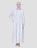 Annisa Halter Neck Printed Maxi Dress Wanita