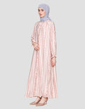 Annisa Halter Neck Printed Maxi Dress Wanita
