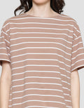 St. Yves Baleno Stripe Kaos Wanita