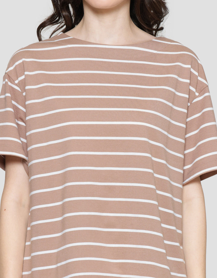 St. Yves Baleno Stripe Kaos Wanita