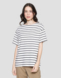 St. Yves Baleno Stripe Kaos Wanita