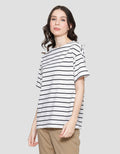 St. Yves Baleno Stripe Kaos Wanita