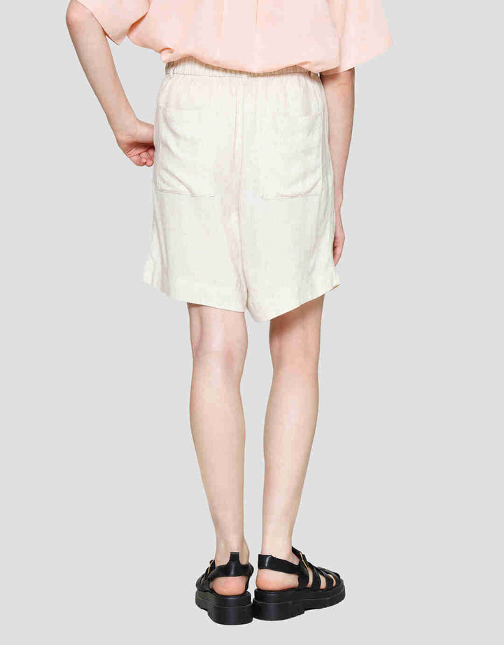 St. Yves Linen Blend Relax Celana Pendek Wanita