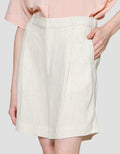 St. Yves Linen Blend Relax Celana Pendek Wanita