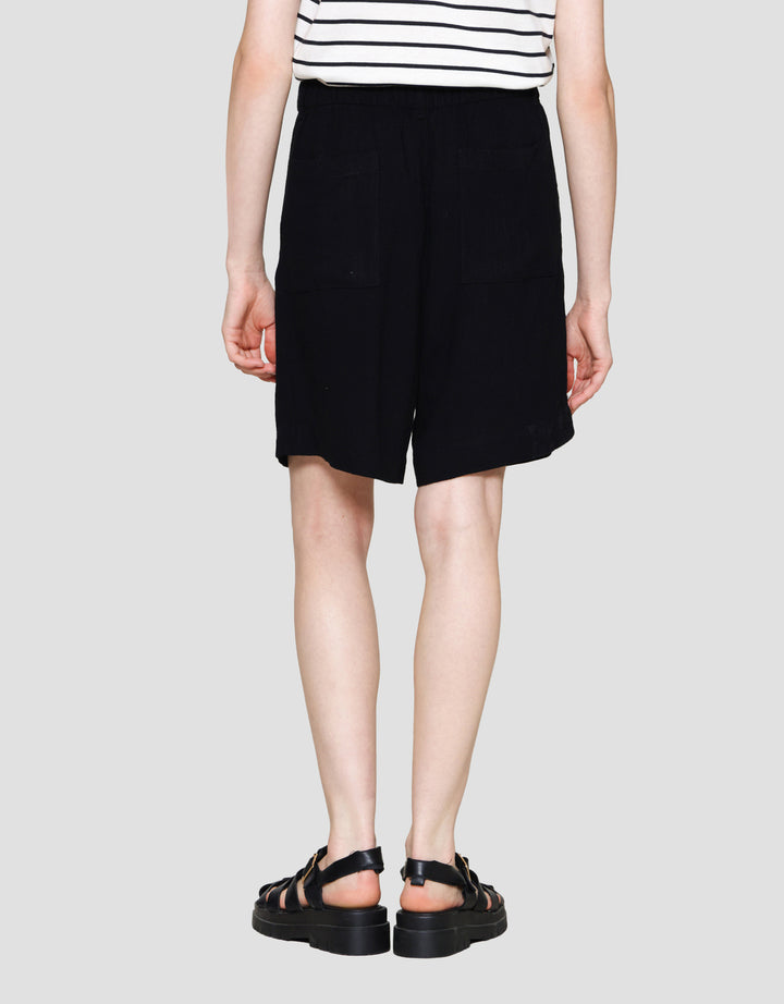 St. Yves Linen Blend Relax Celana Pendek Wanita