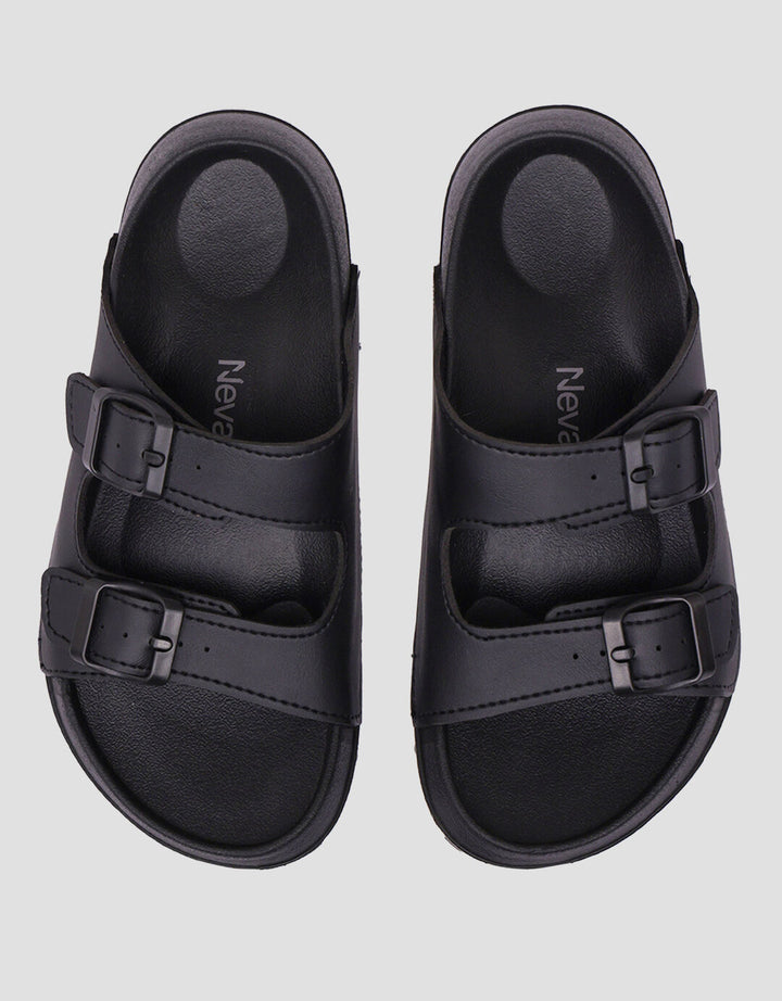 Nevada Double Buckle Strap Slipper Sandal KMNB9 Anak Laki-Laki
