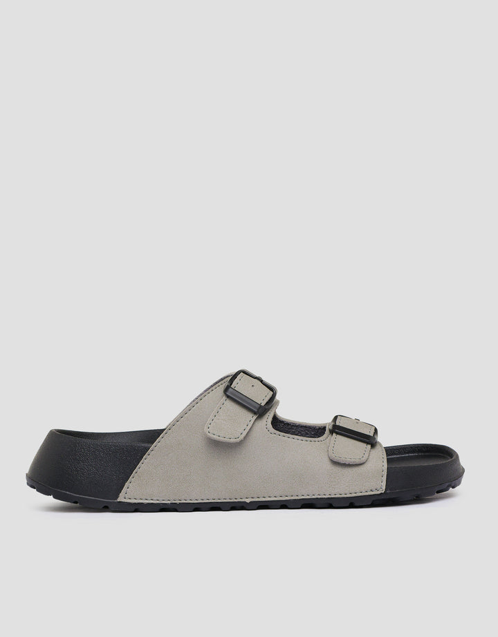 Nevada Double Buckle Strap Slipper Sandal KMNB9 Anak Laki-Laki