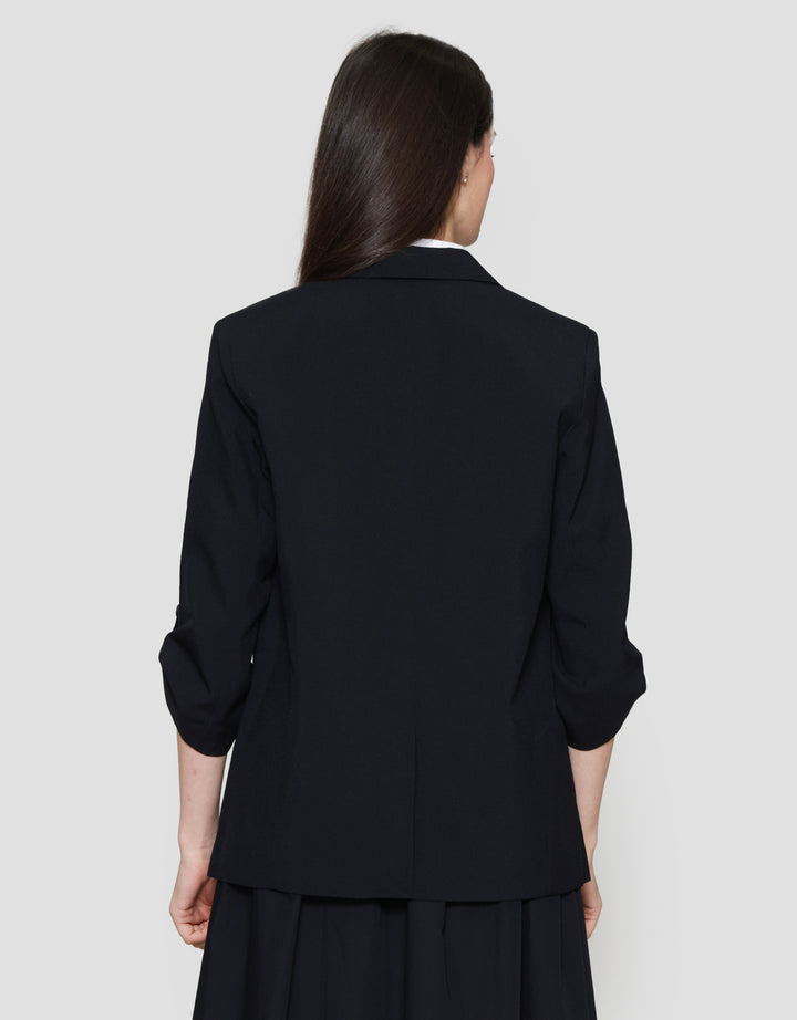 Connexion Rolled Up Sleeve Blazer Oversized Wanita