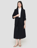 Connexion Rolled Up Sleeve Blazer Oversized Wanita