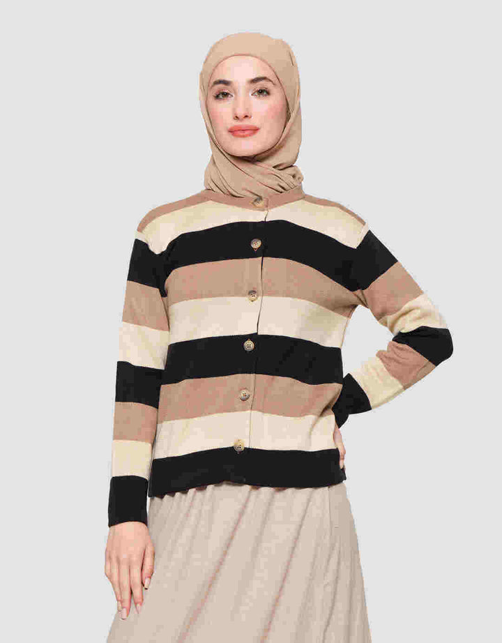 Annisa Strippy Down Cardigan Women