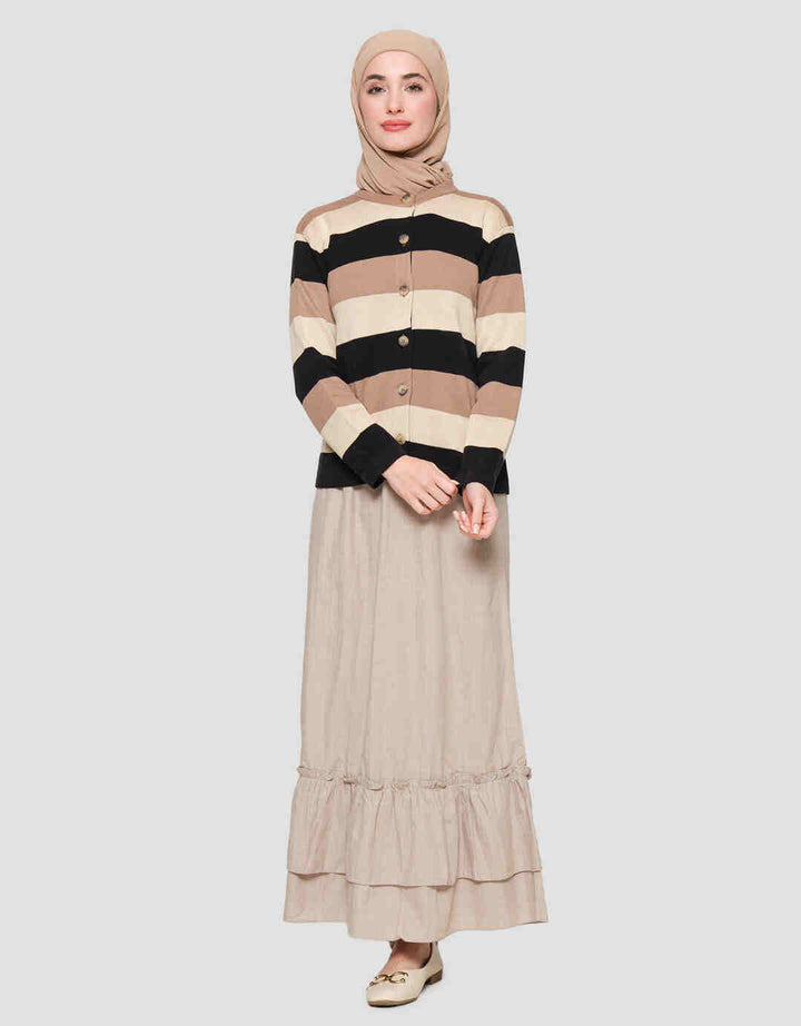 Annisa Strippy Down Cardigan Women