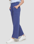 Nevada Terry Solid Wide Leg Relax Women's Long Pants