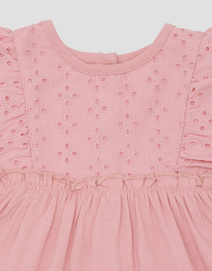 Pipiniko Ribbed Shirt And Leggings Girls Outfit Set