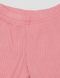 Pipiniko Baju Dan Legging Ribbed Pakaian Setelan Anak Perempuan