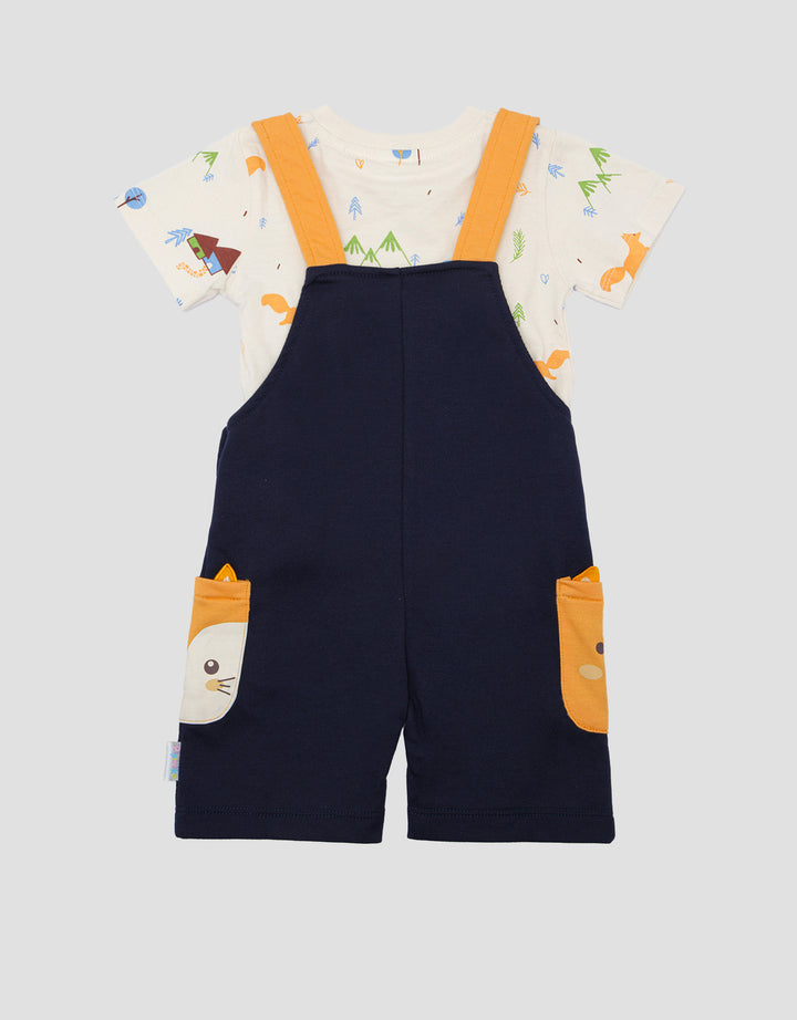 Pipiniko Forest Overall Jumpsuit Anak Laki-laki