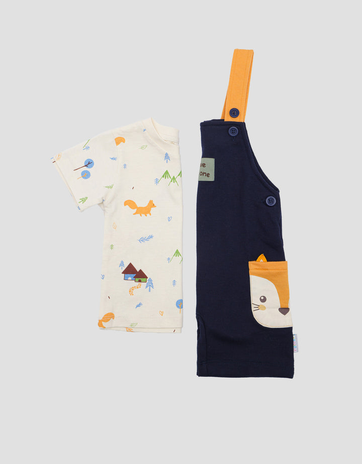 Pipiniko Forest Overall Jumpsuit Anak Laki-laki