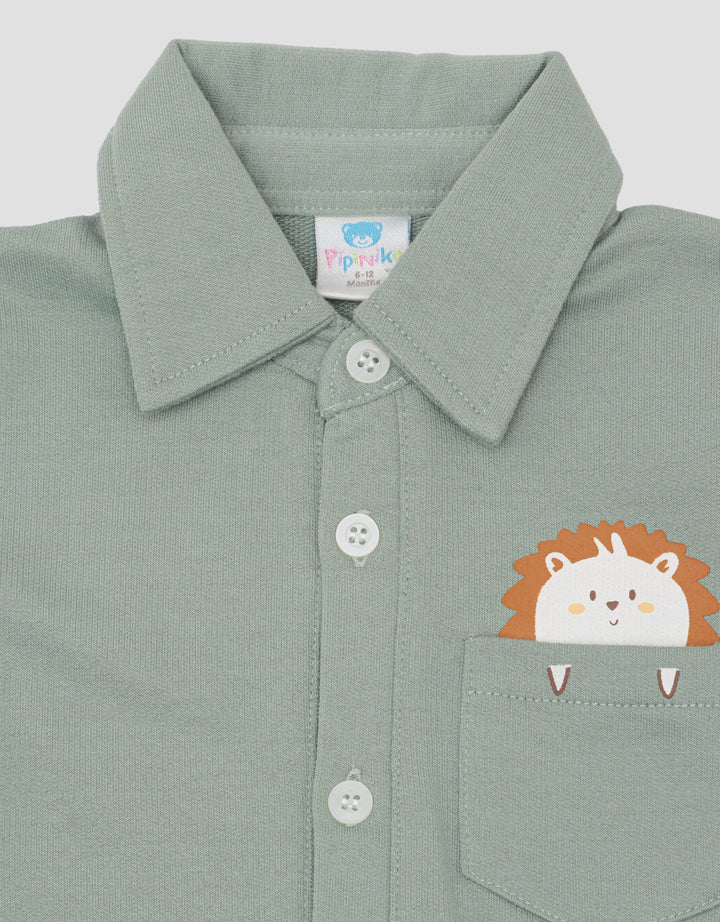 Pipiniko Forest Jumpsuit Anak Laki-laki