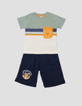 Pipiniko Landak Jumpsuit Set Bayi Laki-Laki