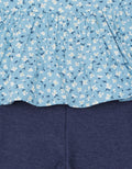 Pipiniko Floral Set Denim Anak Perempuan