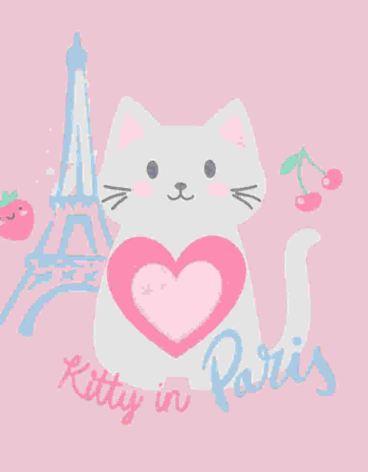 Pipiniko Kitty In Paris Set Pakaian Anak Perempuan