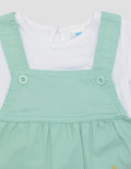 Pipiniko Twill Kantong Unicorn Midi Dress Overall Anak Perempuan