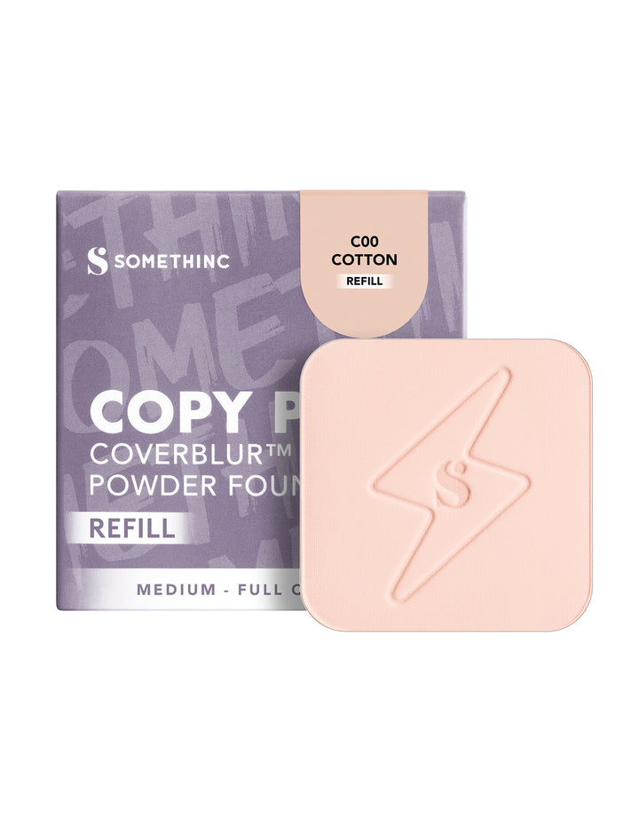 Somethinc Refill Copy Paste Coverblur Powder Foundation C00 Cotton