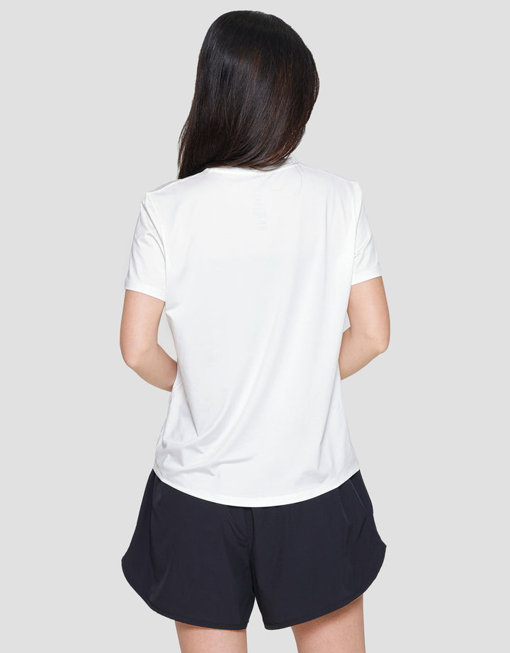 Suko Sports Kerah Bulat Lengan Pendek Kaos Wanita
