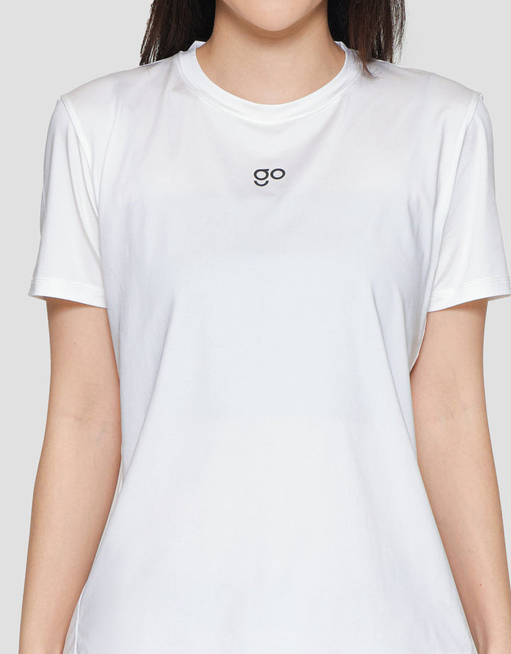 Suko Sports Kerah Bulat Lengan Pendek Kaos Wanita