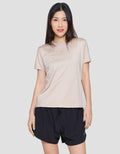 Suko Sports Kerah Bulat Lengan Pendek Kaos Wanita
